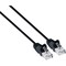Intellinet Network Solutions Black CAT-6 UTP Slim Network Patch Cable with Snagless Boots (1.5') 742078 - alternate 1